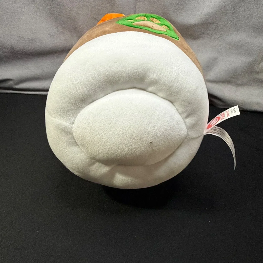 Fiesta Catpawccino Plush Toy ‎ 13 Inch Orange Coffee Cup Cat Squishy C22265